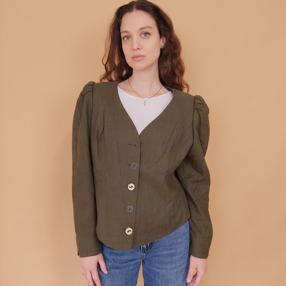 VIN-OUTW-34550 Vintage σακάκι trachten L