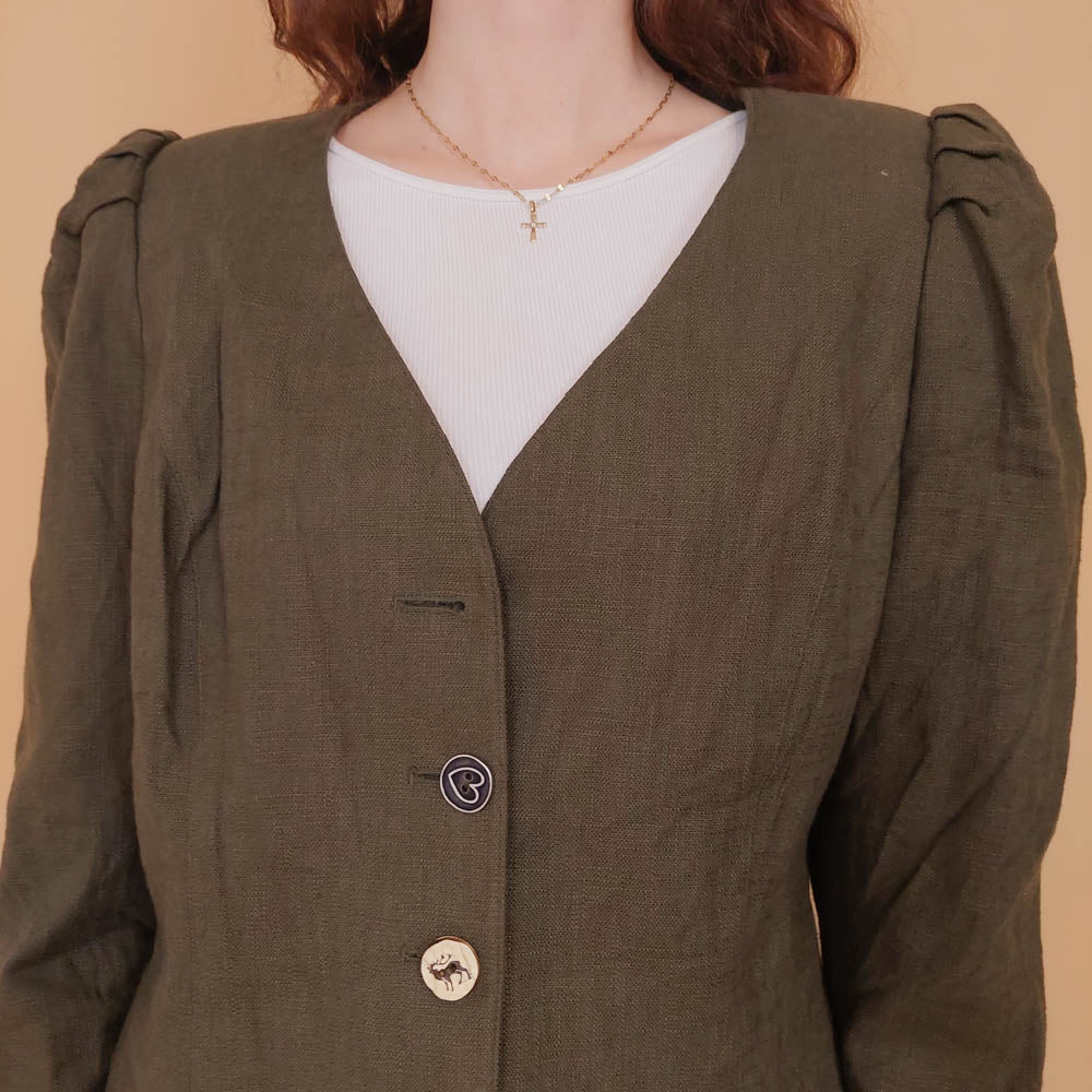 VIN-OUTW-34550 Vintage σακάκι trachten L