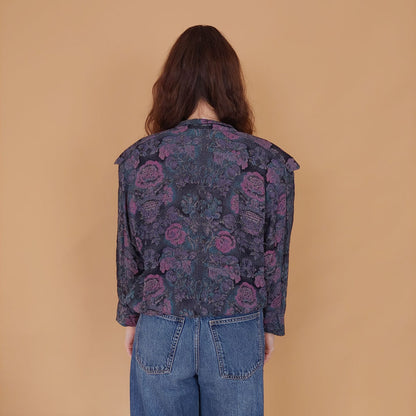 VIN-BLO-34514 Vintage πουκάμισο floral L