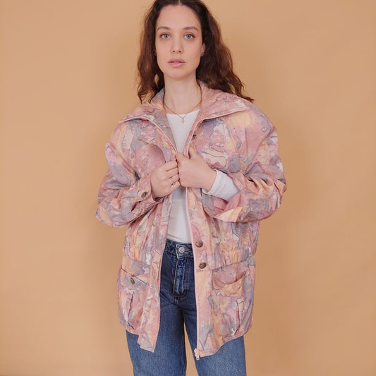 VIN-OUTW-34558 Vintage λεπτό πανωφόρι parka L