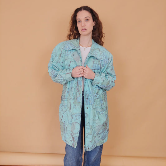 VIN-OUTW-34560 Vintage λεπτό πανωφόρι parka L