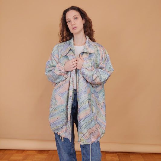 VIN-OUTW-34565 Vintage λεπτό πανωφόρι parka L-XL