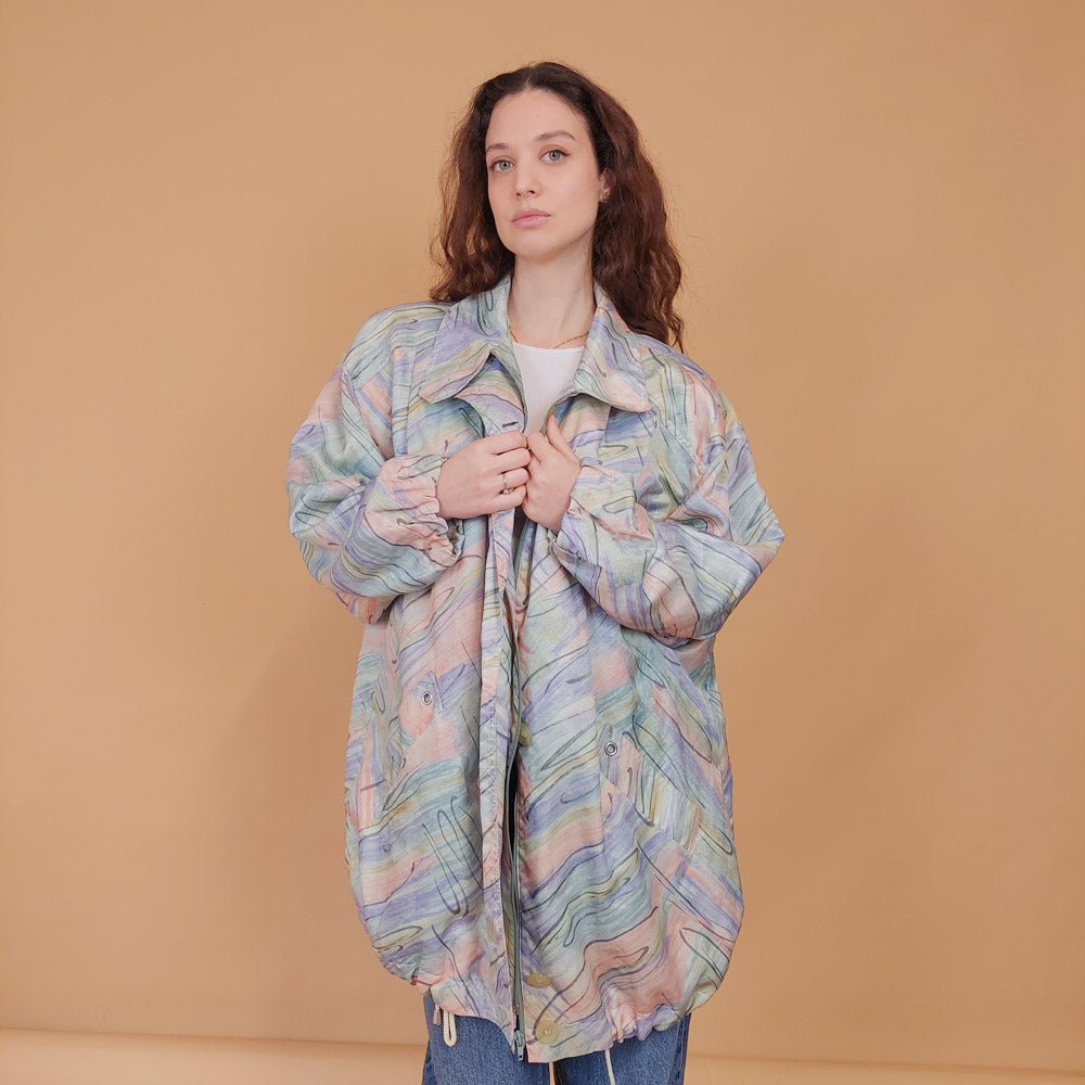 VIN-OUTW-34565 Vintage λεπτό πανωφόρι parka L-XL