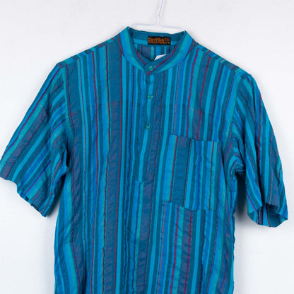 VIN-SHI-16864 Vintage πουκαμίσα african style unisex S