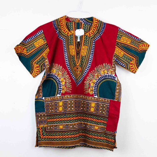 VIN-BLO-16867 Vintage πουκαμίσα african style S