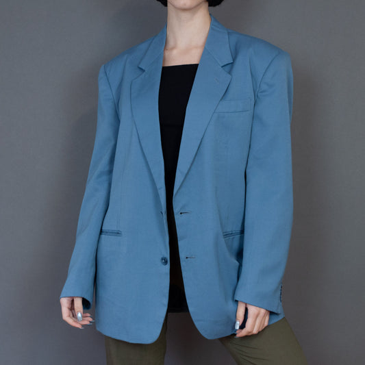 VIN-OUTW-20768 Vintage σακάκι γαλάζιο unisex XL