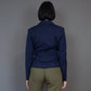 VIN-OUTW-20769 Vintage σακάκι σκούρο μπλε S-M