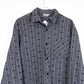 VIN-SHI-21903 Vintage πουκάμισο crazy pattern unisex M