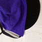 VIN-HAT-19719 Vintage καπέλο μαύρο μοβ