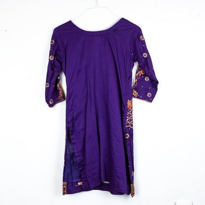VIN-DR-18246 Vintage φόρεμα indie style XS