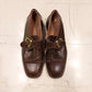 VIN-FTW-22174 Vintage παπούτσια καφέ 40