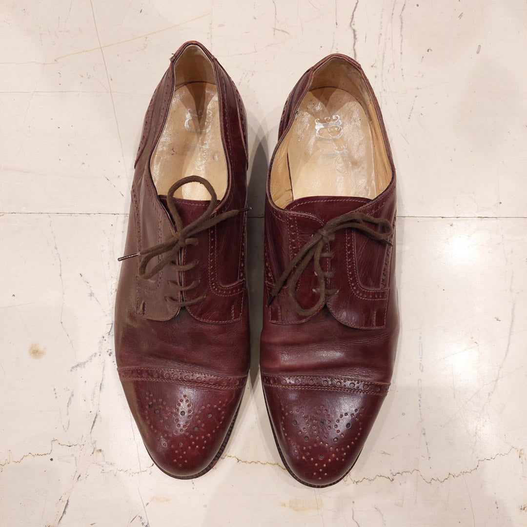 VIN-FTW-22168 Vintage παπούτσια καφέ 42