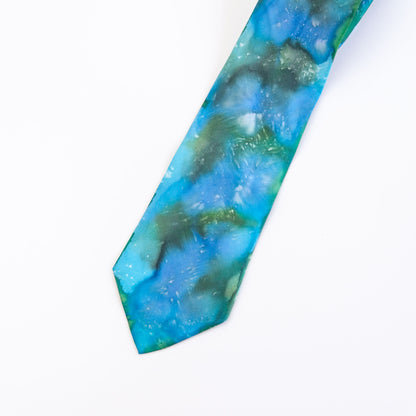 VIN-TIE-15656 Vintage μεταξωτή γραβάτα