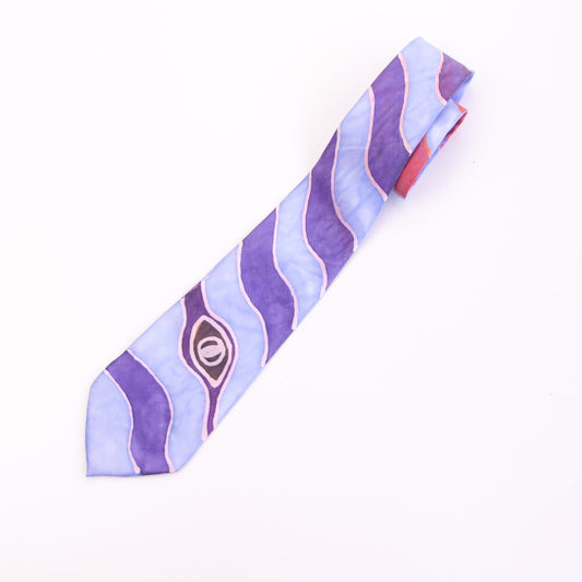 VIN-TIE-15662 Vintage μεταξωτή γραβάτα